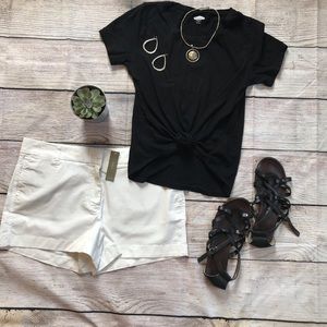 J. Crew White Chino Shorts-NWT